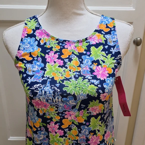 Lily Pulitzer Disney Inspired Floral Sleeveless Dress NWT - Picture 5 of 14
